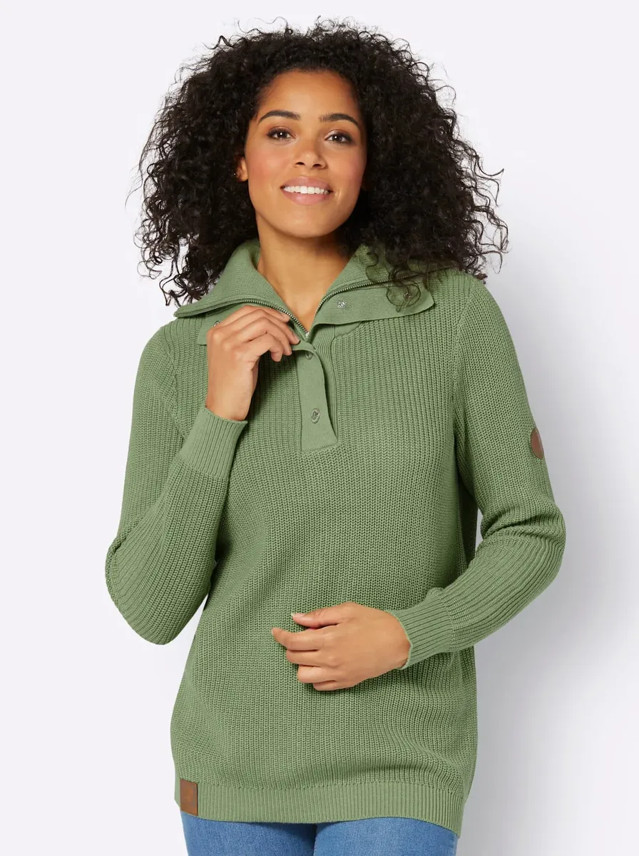 

Casual Looks Troyer "Troyer Sweater", цвет Eucalyptus