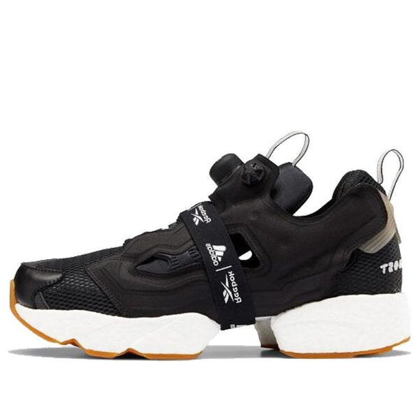 

Кроссовки instapump fury x boost 'black gum' Reebok, черный