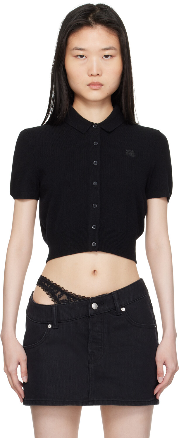 

Кардиган поло с вышитым логотипом alexanderwang.t