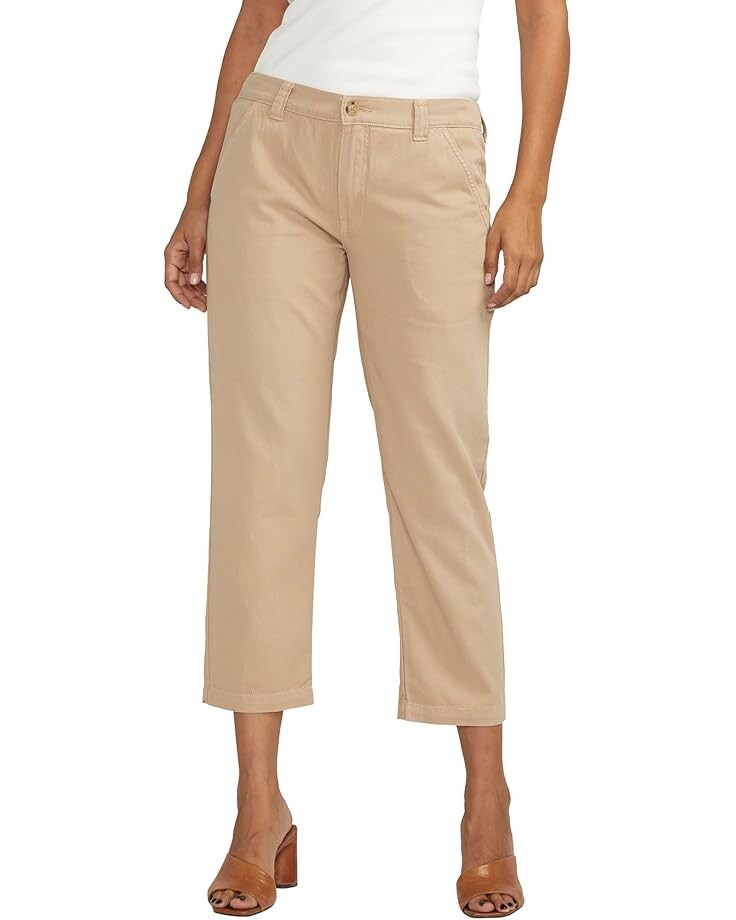 

Брюки Jag Jeans Chino Tailored Crop Pant, цвет Humus