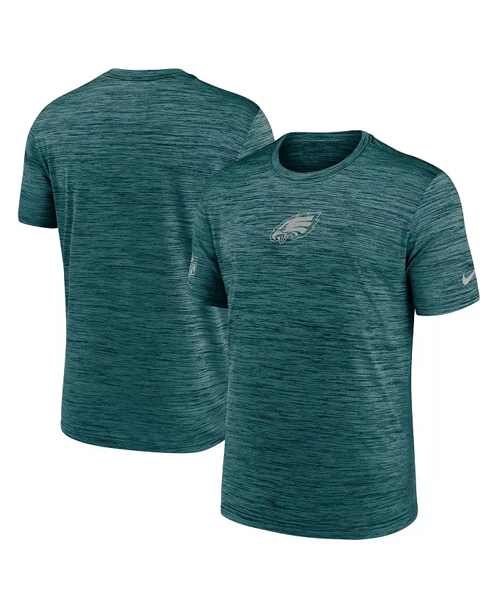 

Мужская футболка Philadelphia Eagles Big Tall Sideline Velocity Performance цвета Midnight Green Nike
