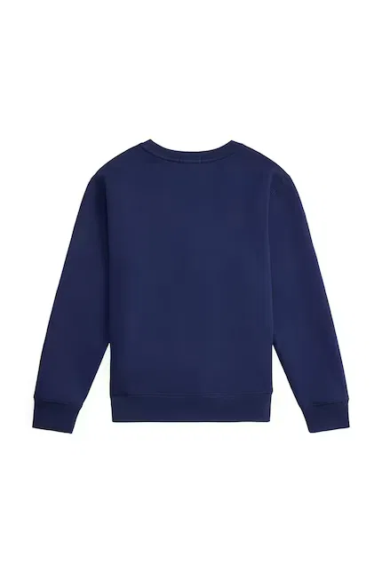 Кофта детская из эластичного трикотажа Polo Ralph Lauren, синий — фото 2