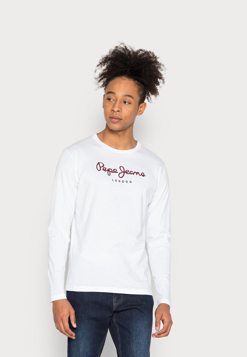 

Футболка с длинным рукавом Eggo Pepe Jeans, белый