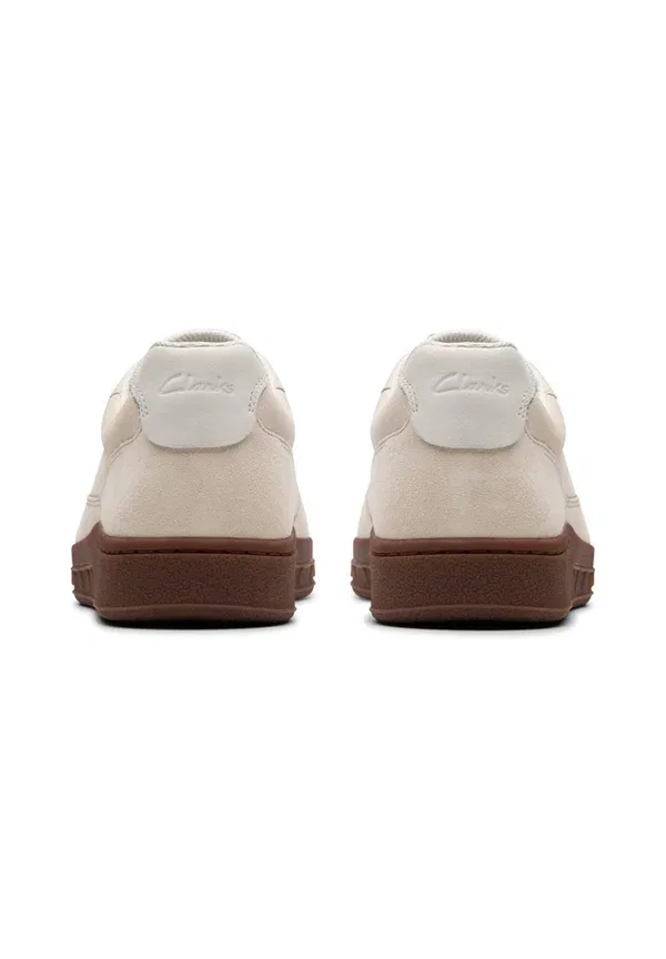 Кроссовки Clarks, off white suede g, цвет светло-бежевый замшевый — фото 3