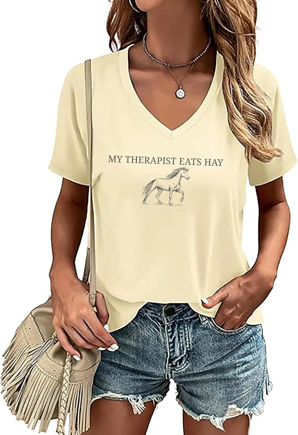 

Футболка My Therapist Eats Hay, смешной подарок для наездников garbings