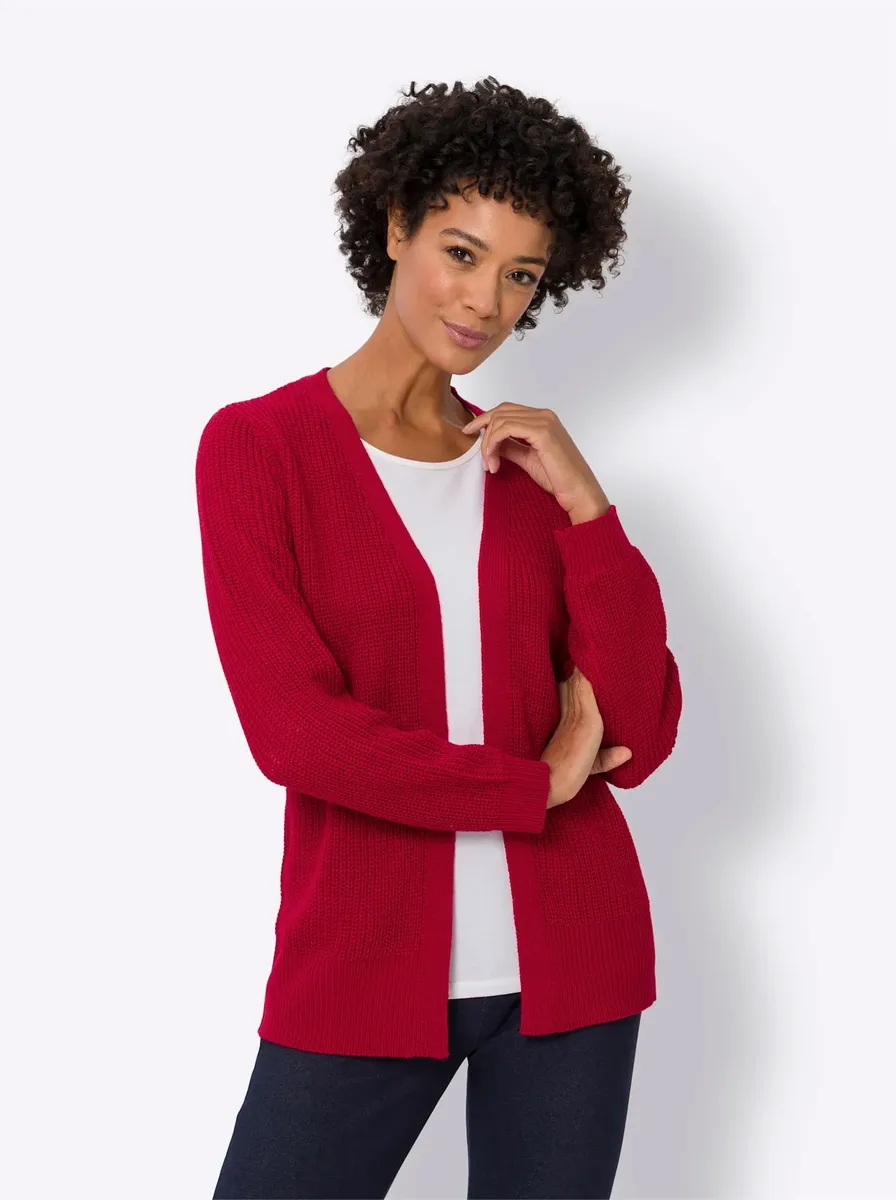 

Длинный кардиган Classic Basics, красный