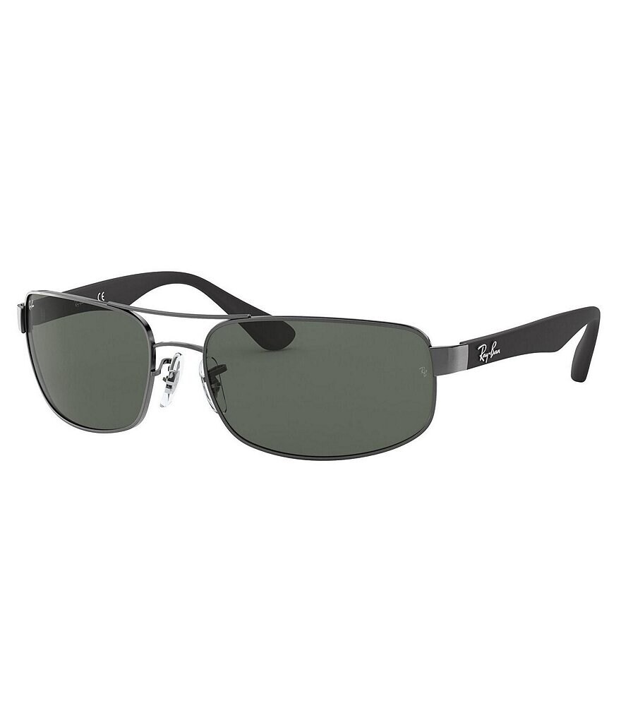 

Прямоугольные солнцезащитные очки Ray-Ban RB3445 61 мм, серый