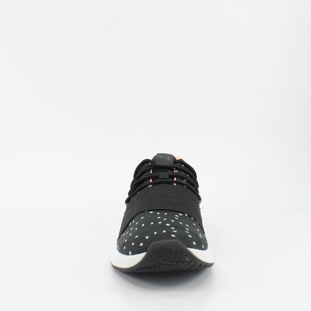 Черные текстильные женские кроссовки Under Armour Loaded Atem Mcprint 3023222 001 Under Armour, черный — фото 4