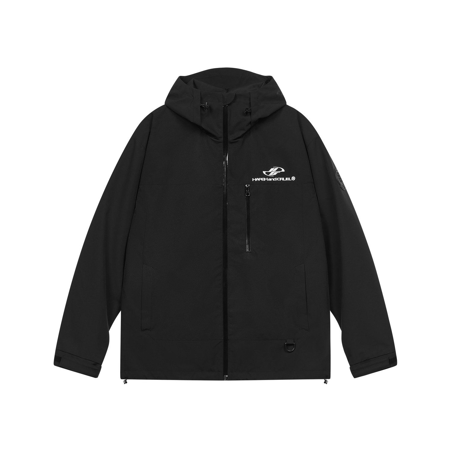 

HARSH AND CRUEL Ветровка Unisex, Black
