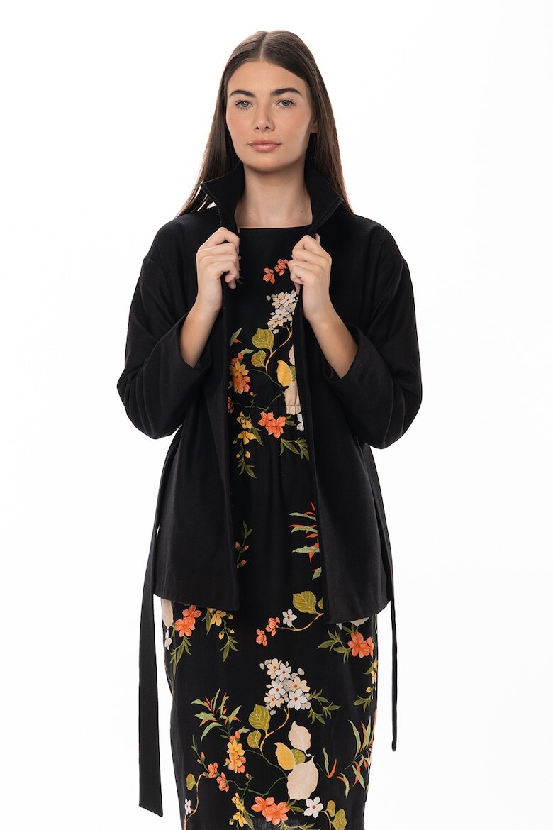 

Пальто «Чарли» из шерсти и боковыми карманами Couture De Marie, черный
