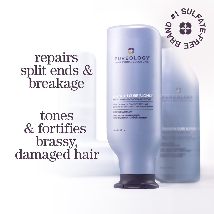 Кондиционер для волос Strength Cure Blonde Purple Pureology, 33.8 fl oz/1000 mL — фото 3