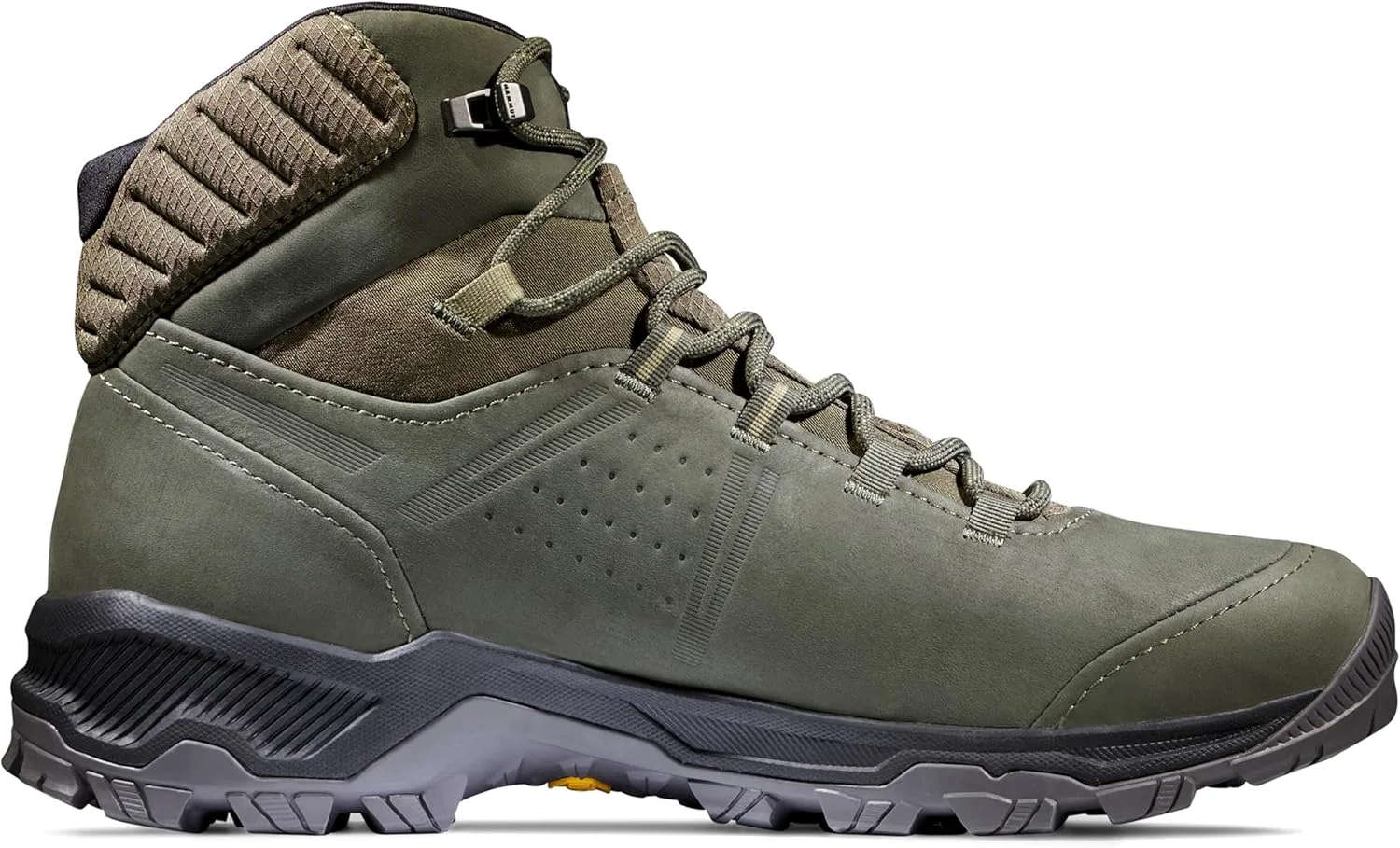 Мужские походные ботинки Mammut Mercury IV Low GTX, титан-ярко-красный, подошва Vibram, 3D мемо-пена, комфорт для дневных походов — фото 3