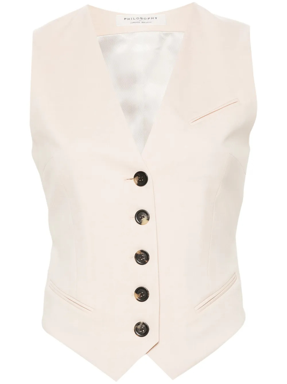 

Жилет с V-образным вырезом Philosophy Di Lorenzo Serafini, нейтральный