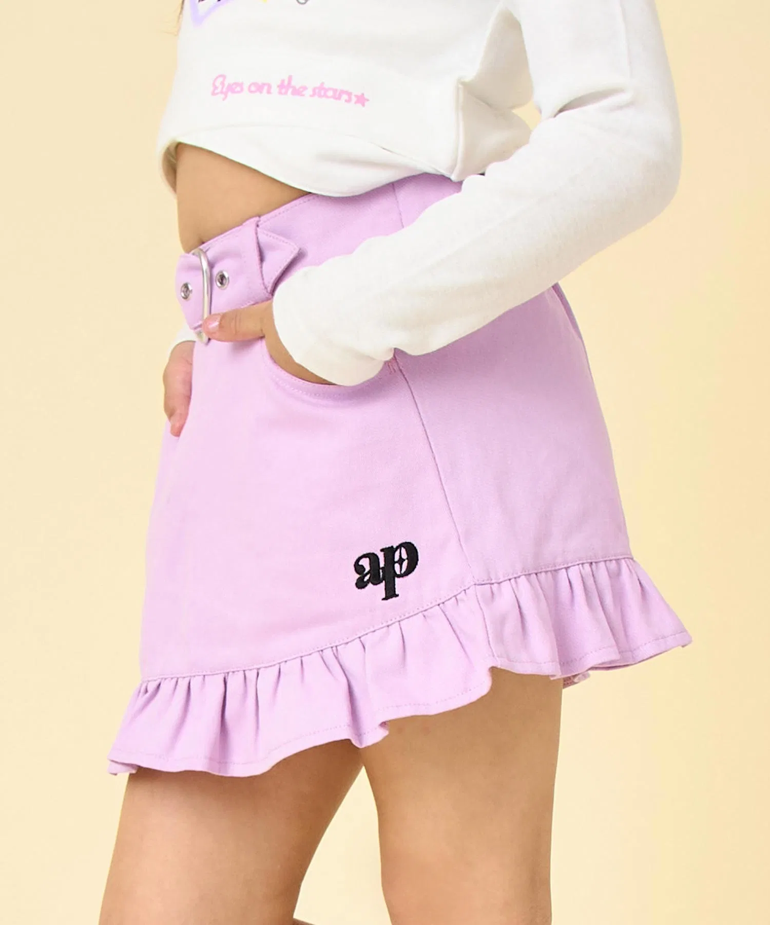 Детская юбка ANAP kids с поясом и рюшами — фото 3
