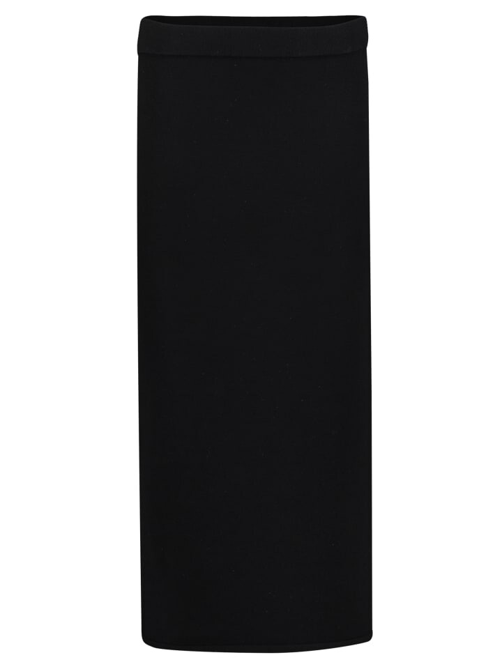 

Длинная юбка Betty Barclay Strickrock mit Seitenschlitzen, черный