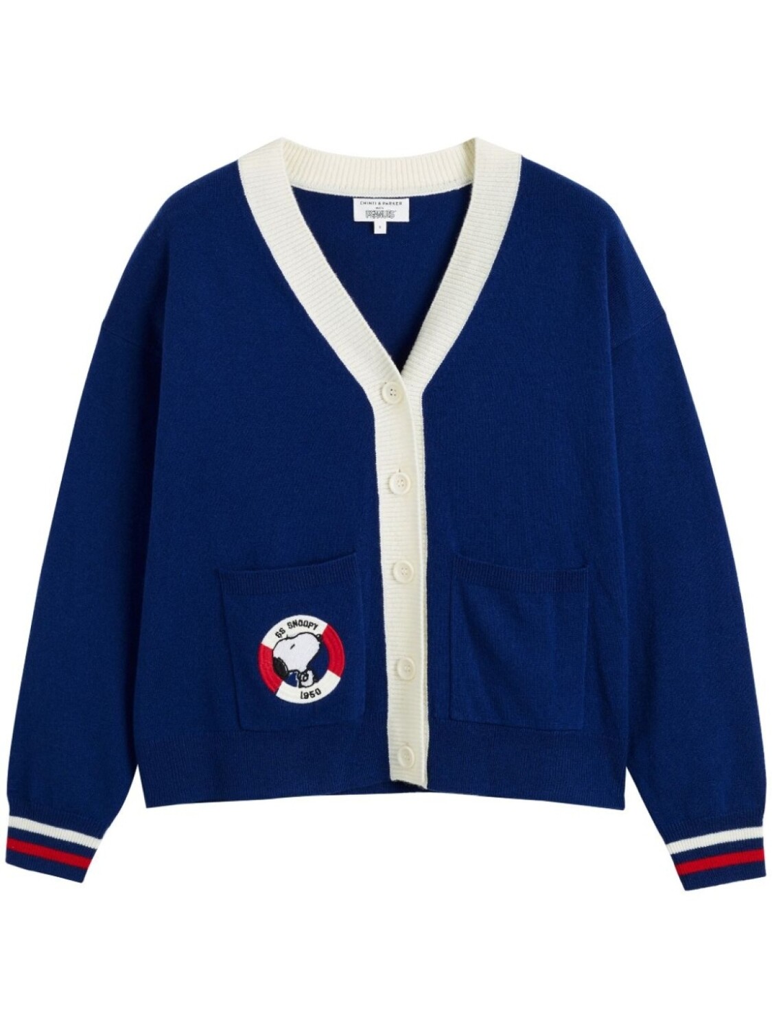 

Chinti & Parker кардиган Snoopy, синий