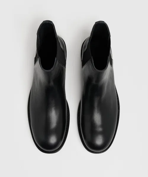 Ботинки челси UNIFORM Chelsea Boots из натуральной кожи, черные — фото 3