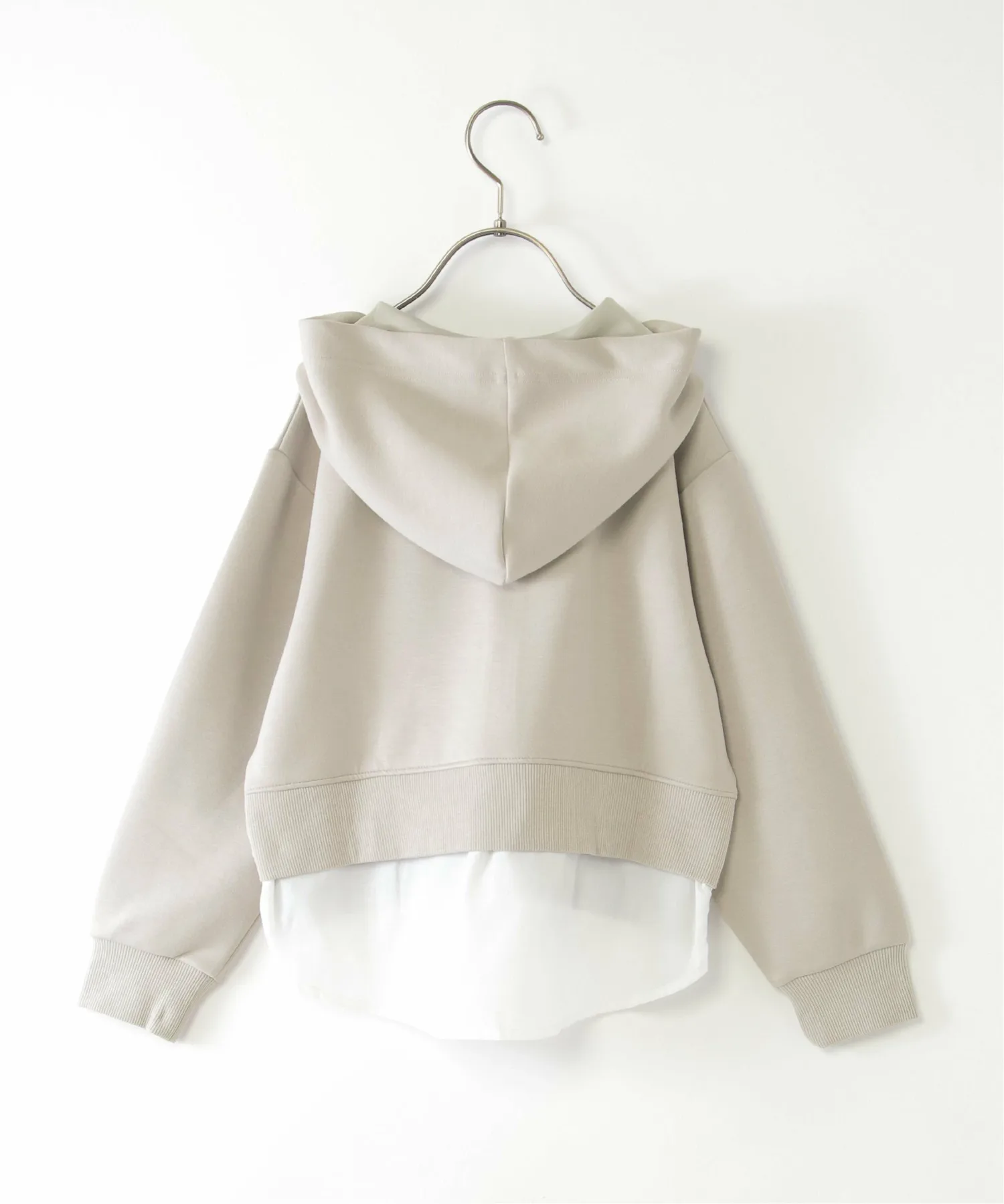 Толстовка на молнии из картона (120–160 см) Ikka, цвет Beige — фото 3