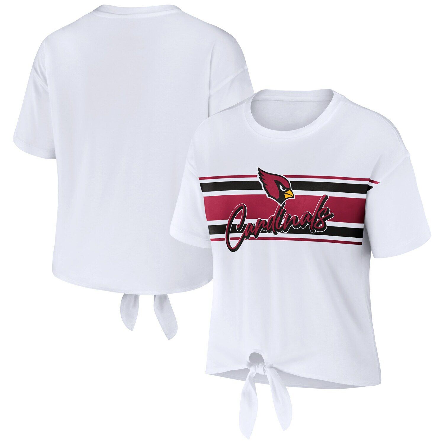 

Женская WEAR by Erin Andrews Белая футболка в стиле ретро Arizona Cardinals с завязкой спереди, Белый, Женская WEAR by Erin Andrews Белая футболка в стиле ретро Arizona Cardinals с завязкой спереди