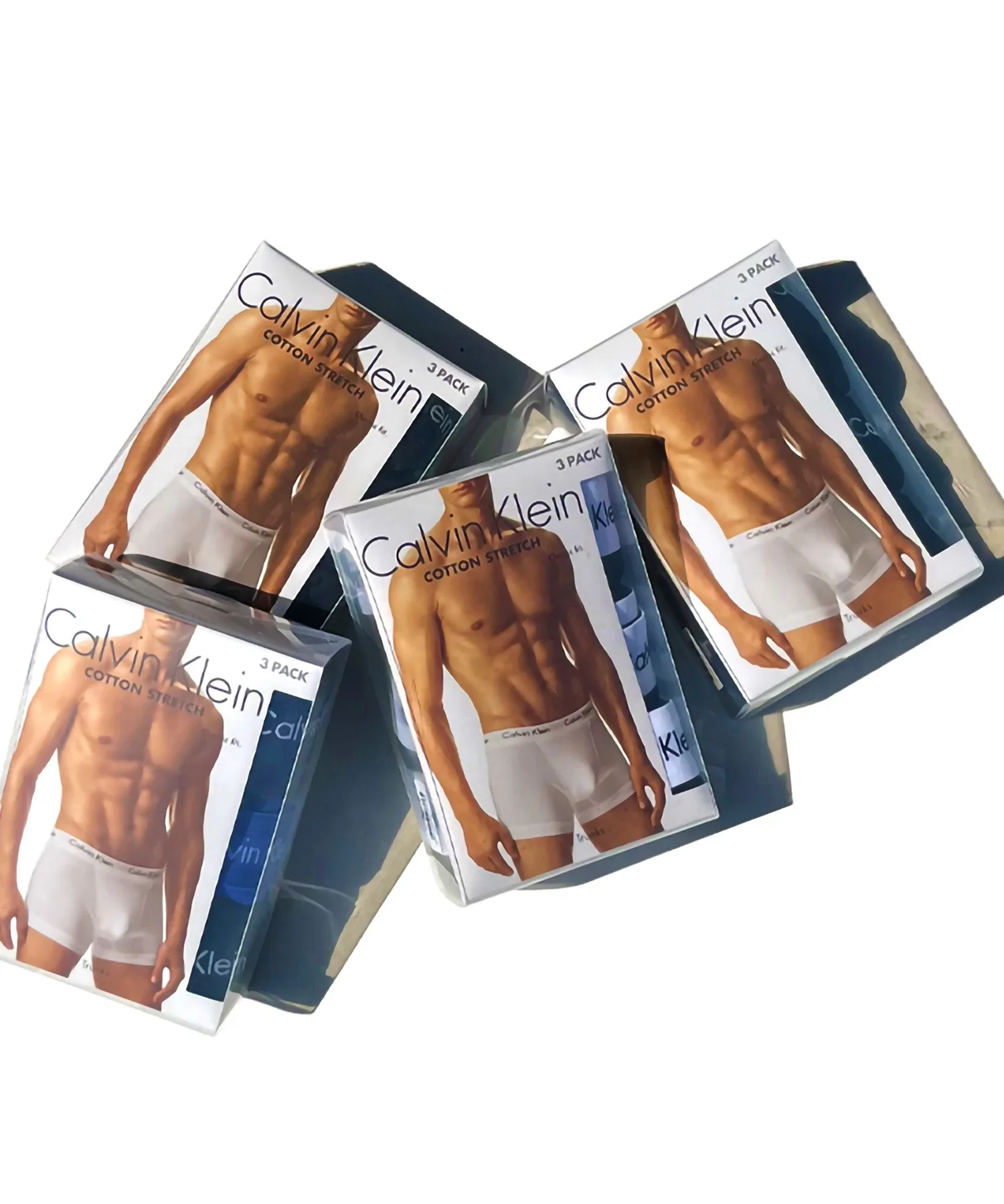Комплект из 3 мужских боксерских трусов Calvin Klein (3 шт.) — фото 2