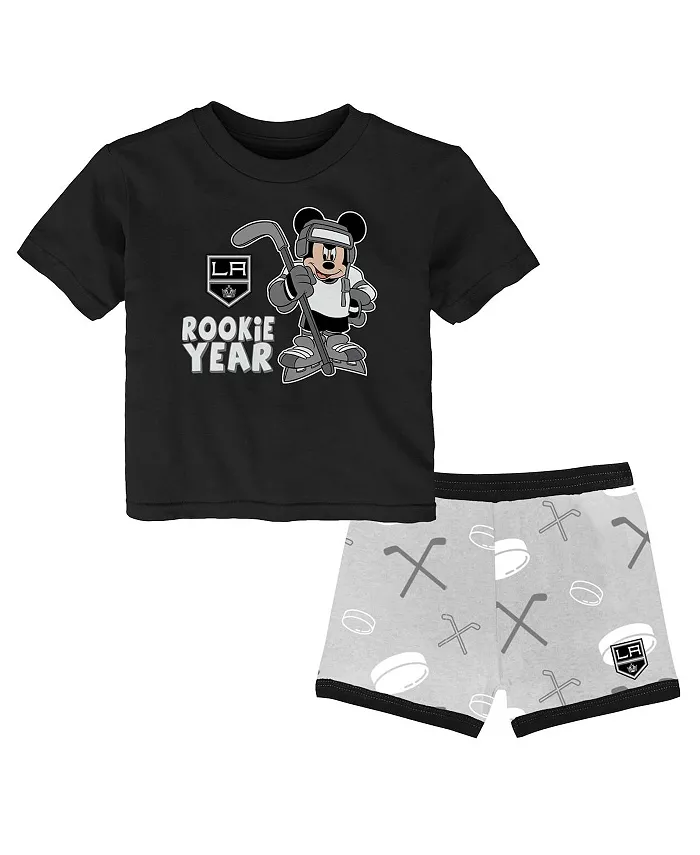 

Детский комплект из футболки и шорт Toddler Los Angeles Kings Disney Rookie Year Outerstuff