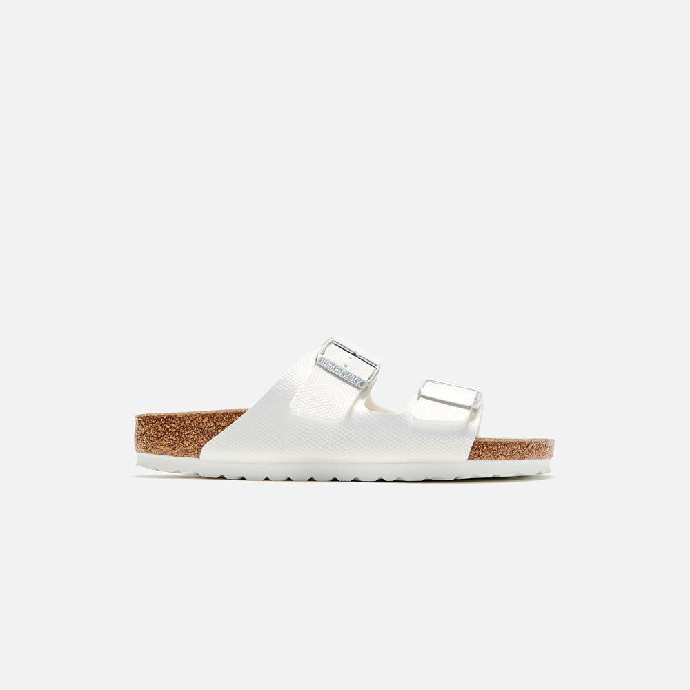 

Сандалии Birkenstock Arizona Birko-Flor, цвет Embossed Lizard White