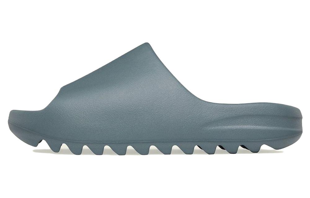 Adidas Originals Yeezy Slides Slate Marine, Темно-серый зеленый
