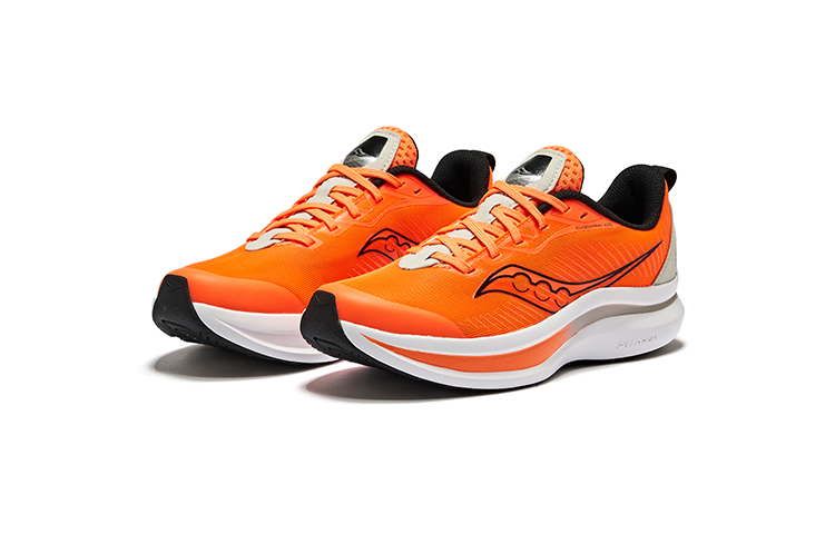 Кроссовки Kinvara 14 Elite A/C Low Top Orange Gray для детей Saucony — фото 3