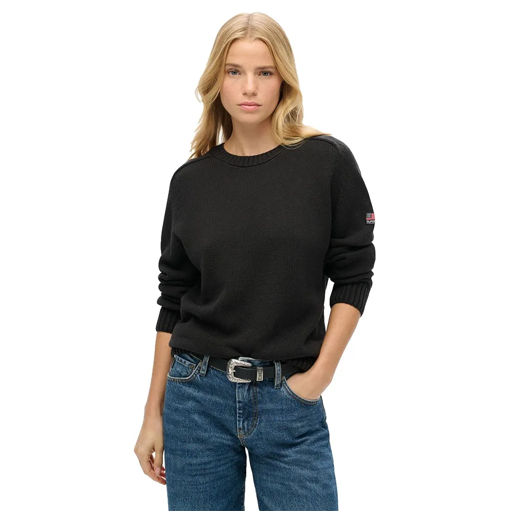 

Свитер Superdry Slouchy, черный
