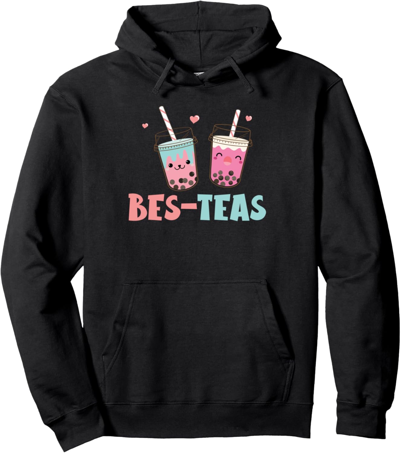 

Худи Best Teas Best Friends Bubble Tea Bubble Tea Lover Gift, черный