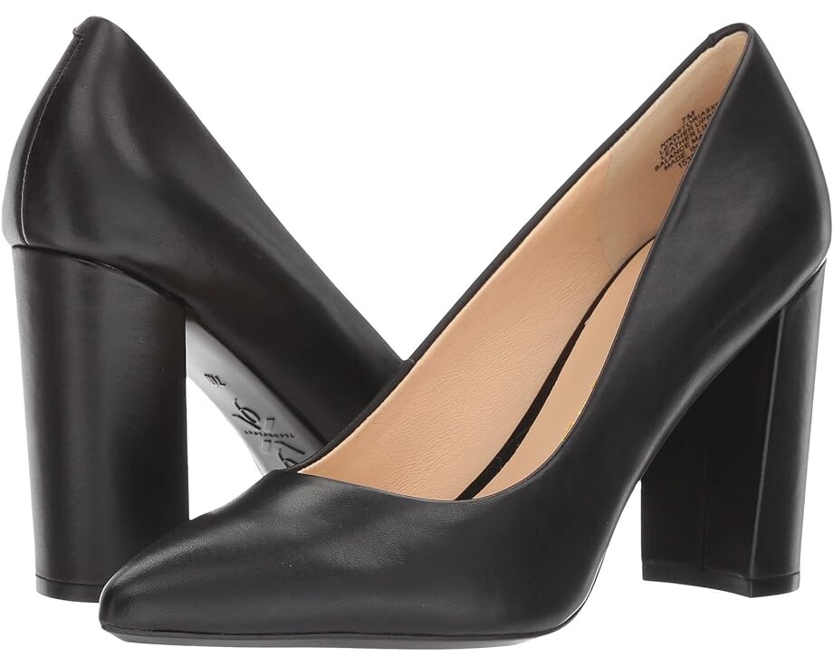 

Туфли Nine West Astoria9x9 Block Heel Pump, цвет Black Leather