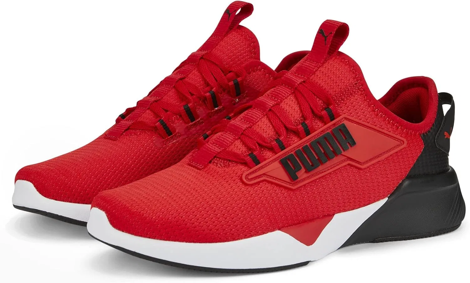 Детские беговые кроссовки Puma Unisex Retaliate 2Street, High Risk Red Black — фото 2