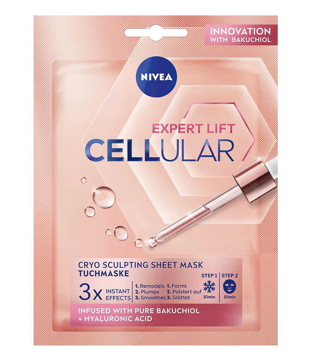 Тканевая маска Nivea — Увлажняющая и омолаживающая «Hyaluronic Cellular Filler» от