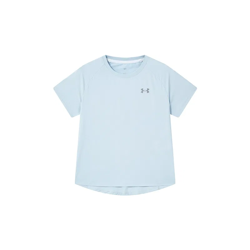 Футболка детская Crew Neck Under Armour Blue Mist Gray