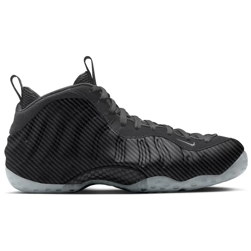 Кроссовки для баскетбола Air Foamposite One Vintage мужские Nike, черный/серый — фото 4