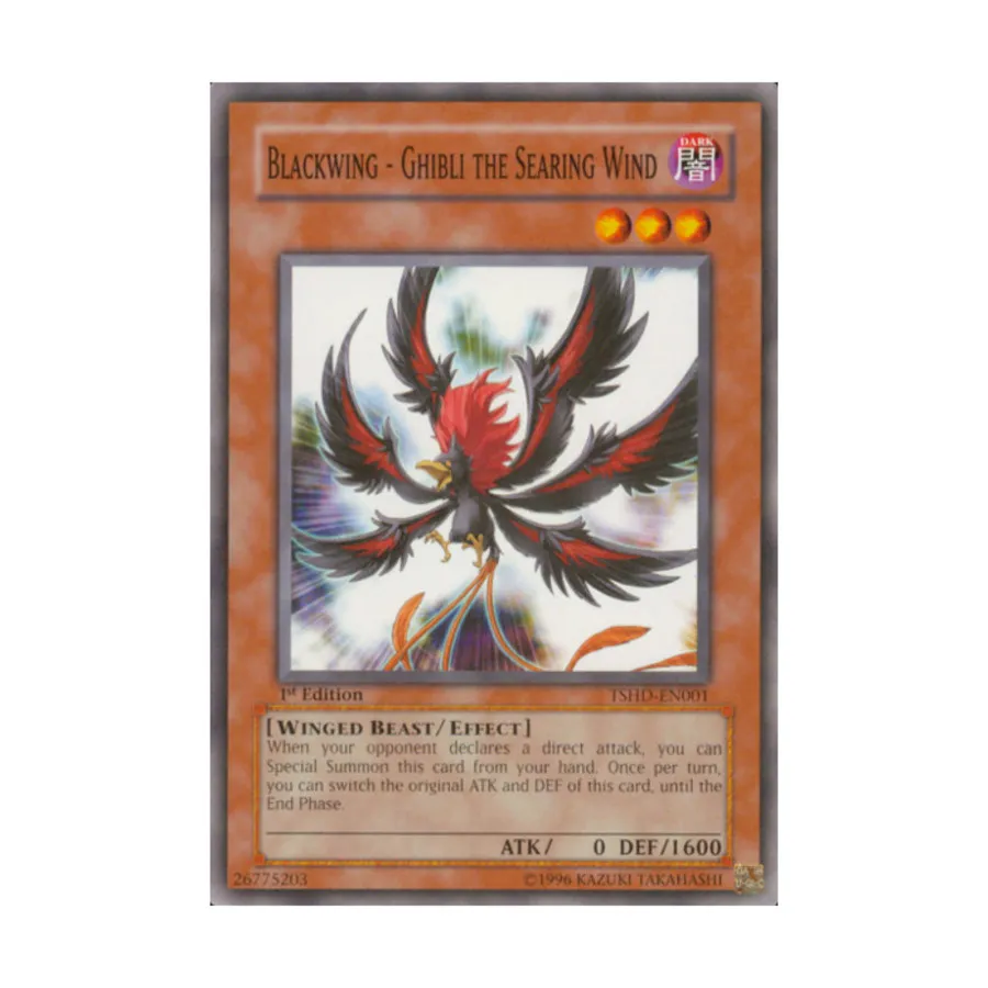 

CCG Крыло Тьмы - Гибли Жгучий Ветер (Обычный), Yu-Gi-Oh - Shining Darkness - Singles