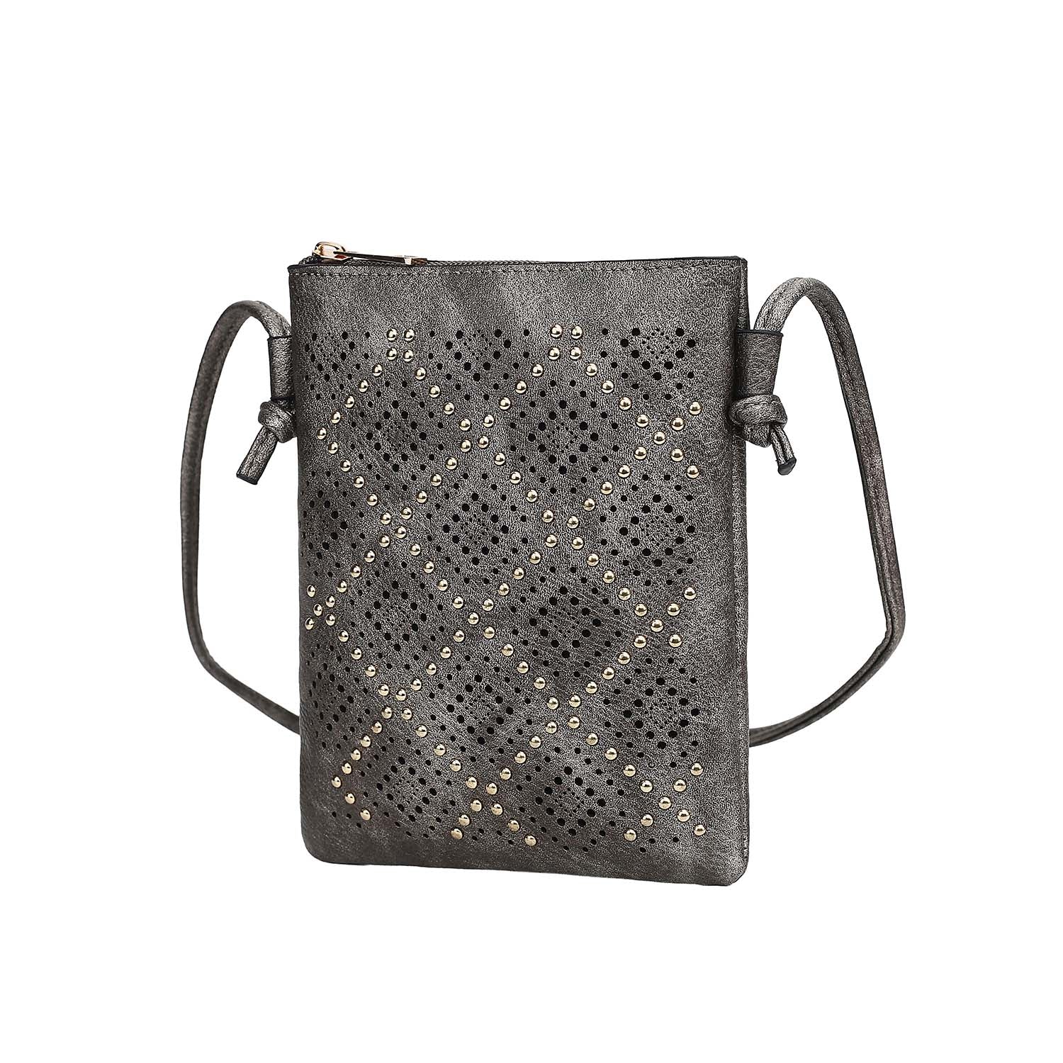 

Женская сумка через плечо Leysha от Mia K MKF Collection By Mia K., pewter