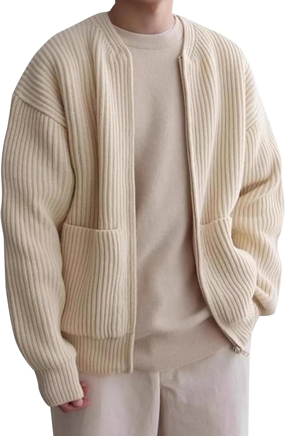 

Мужской кардиган с молнией и карманами JJdocvanatic