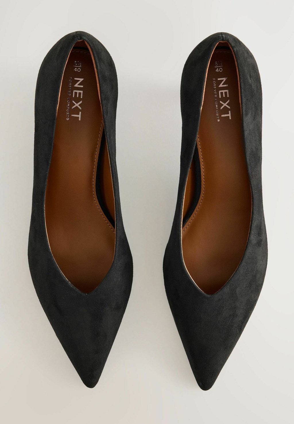Классические туфли на каблуке STANDARD WIDE FIT - FOREVER COMFORT POINT TOE LOW KITTEN Next, черный — фото 3