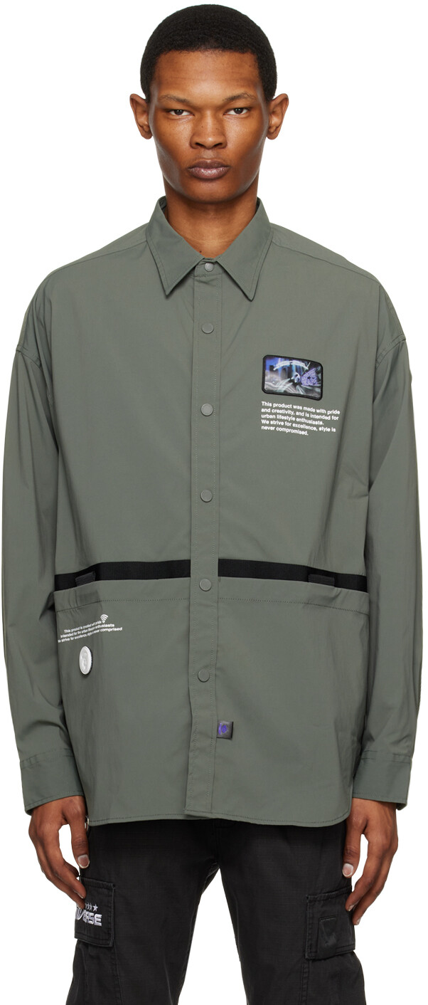 

Футболка с голографической нашивкой AAPE by A Bathing Ape