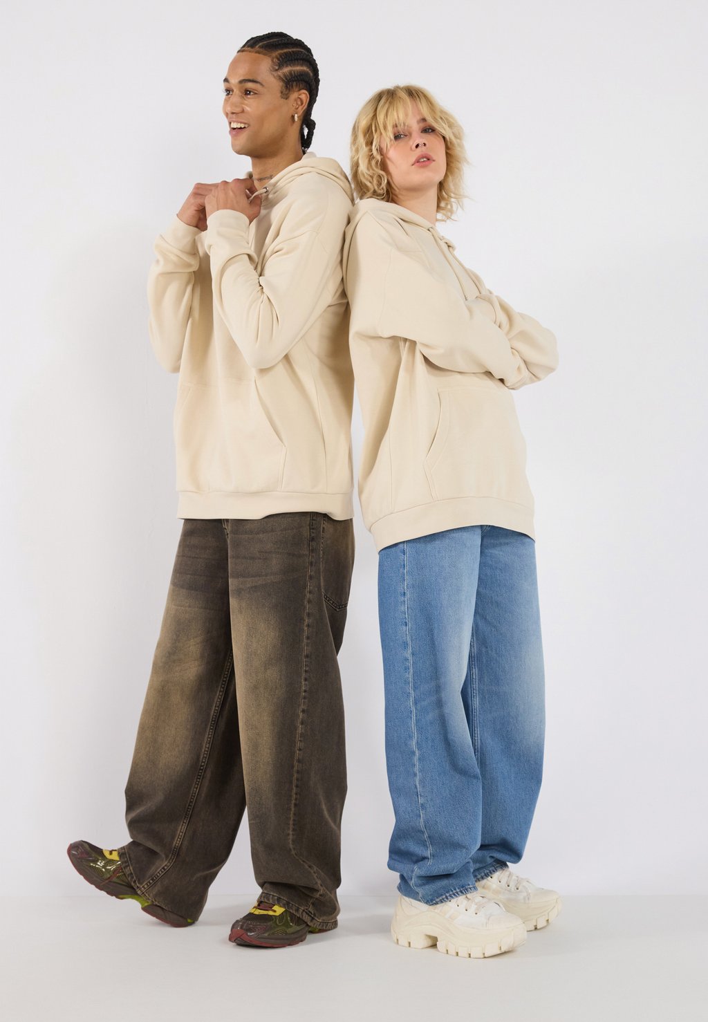 

Толстовка с капюшоном UNISEX 3 PACK YOURTURN, слоновая кость
