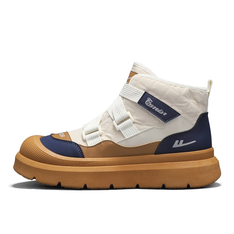 

WARRIOR Зимние ботинки мужские Beige Dark Blue Earth Yellow