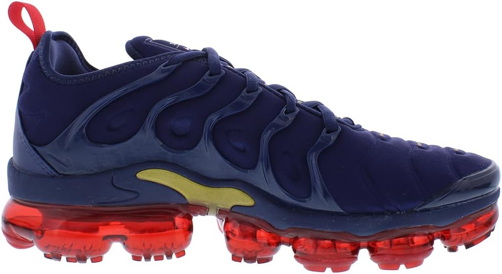 Мужские кроссовки Nike Air Vapormax Plus, черный/синий/золотой — фото 3