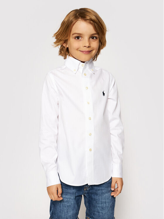 

Рубашка узкого кроя Polo Ralph Lauren, белый