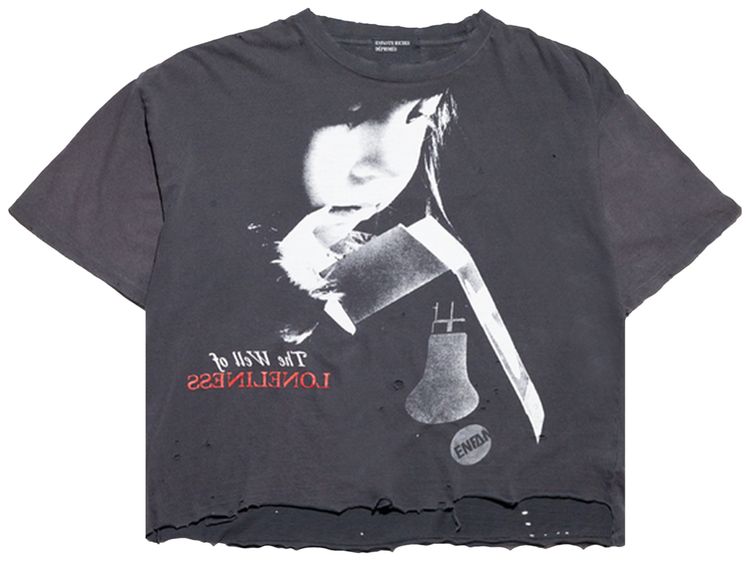 

Футболка Enfants Riches Déprimés Well Of Loneliness «Грязный уголь», черный