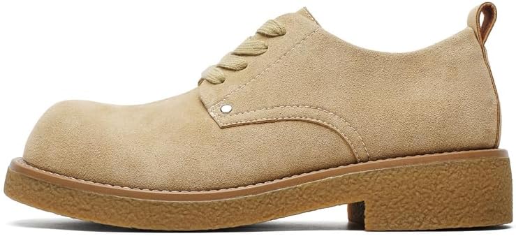 

Классические оксфорды из замши с массивной подошвой из крепа, верблюжий и абрикосовый Conson-Ks, Apricot