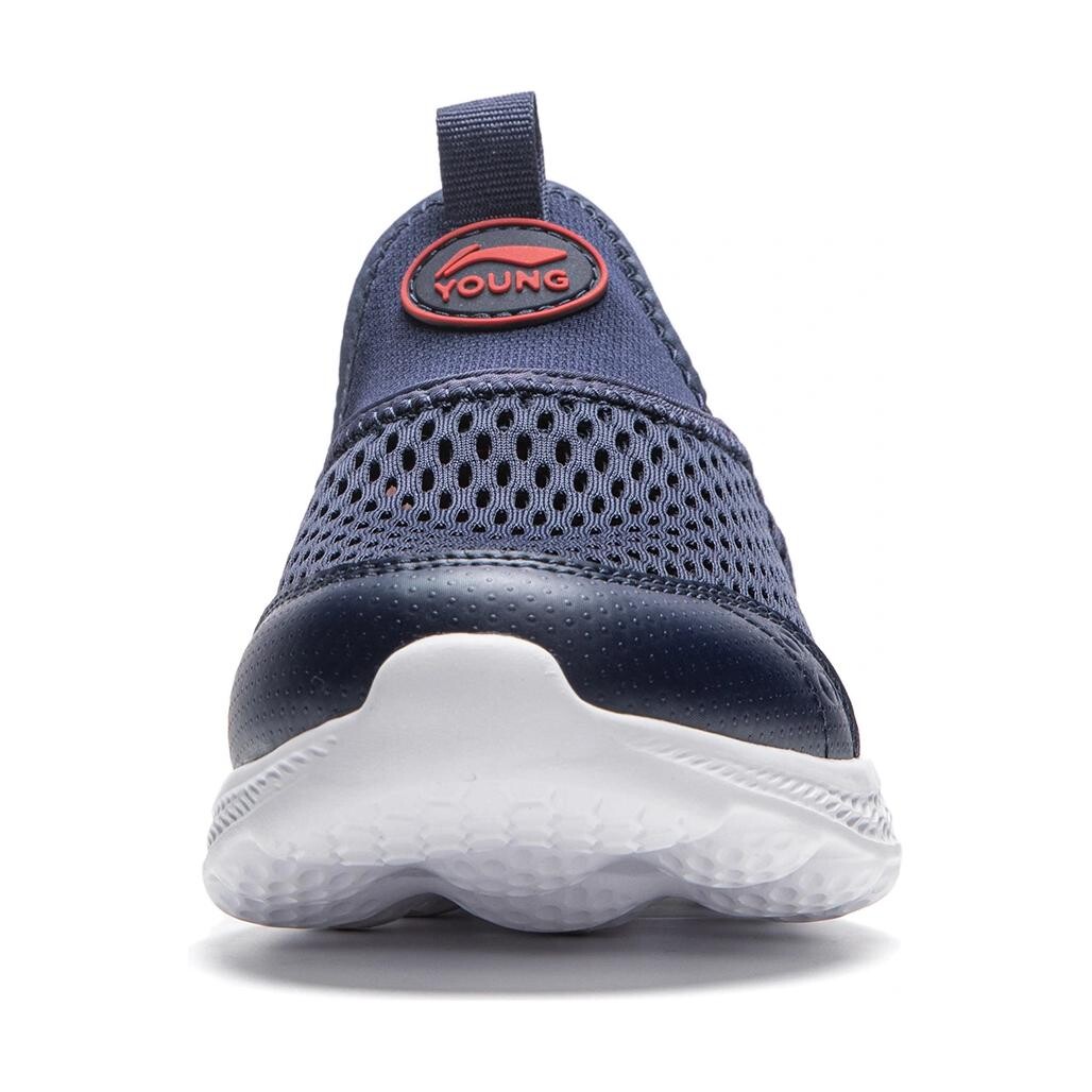 Кроссовки LINING YOUNG Kids Lifestyle Shoes GS Low-top Dark Blue, темно-синий — фото 4