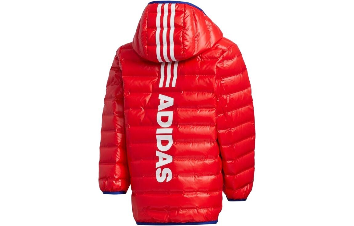 Пуховики/жилеты Adidas, красный — фото 2