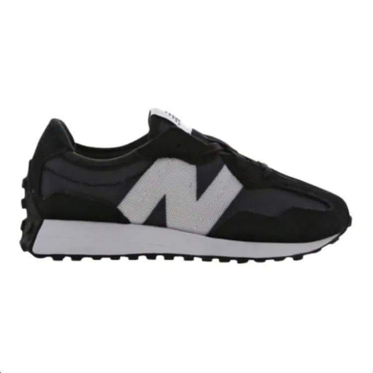 Кроссовки детские беговые NB 327 Abrasion Resistant низкие Black White Kids New Balance — фото 3