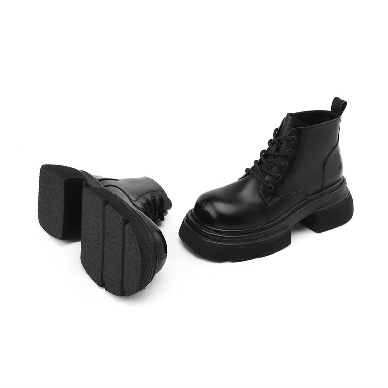 Ботинки женские Daphne Martin Boot на шнуровке, серый — фото 4